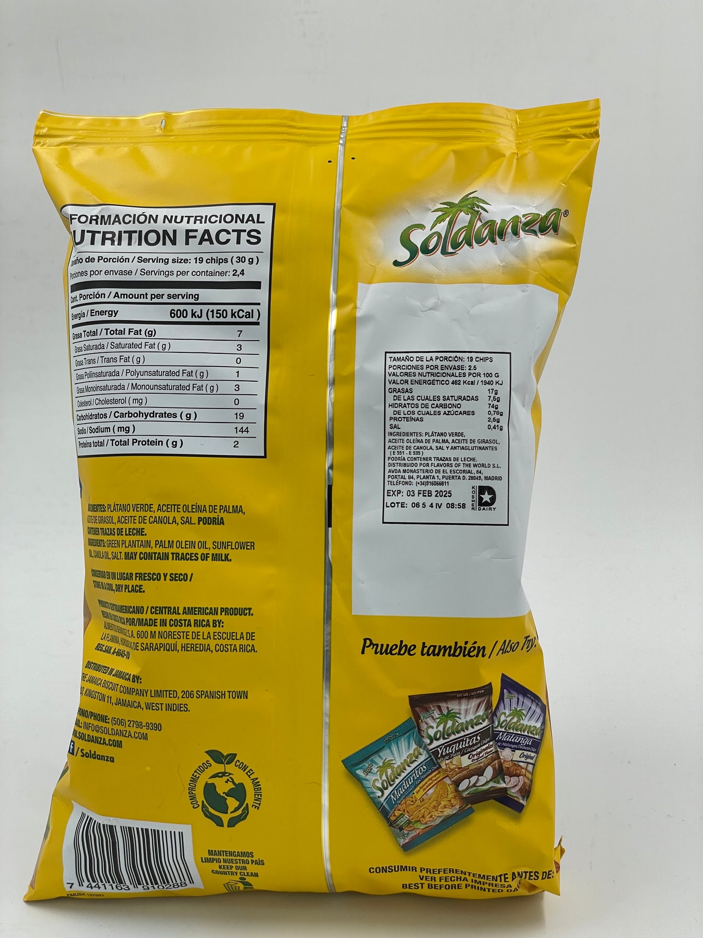 Chips de Pimiento Dulce de Soldanza, Maduritos de Soldanza