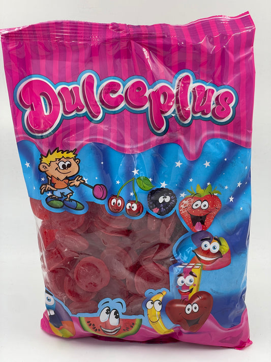 Snoep Dulceplus Euros Rojos Brillo/Jelly Red Euros